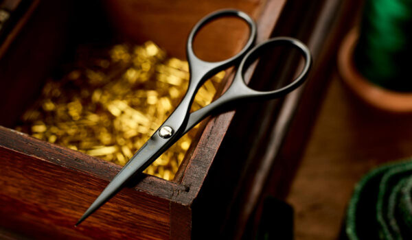 William Whiteley Wilkinson 4" Black Needlework Scissors