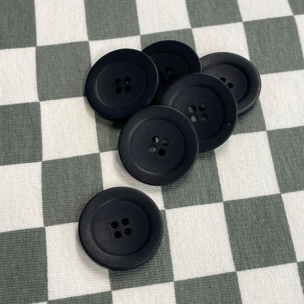 ECO Button Hemp - Black – Weft And Warp