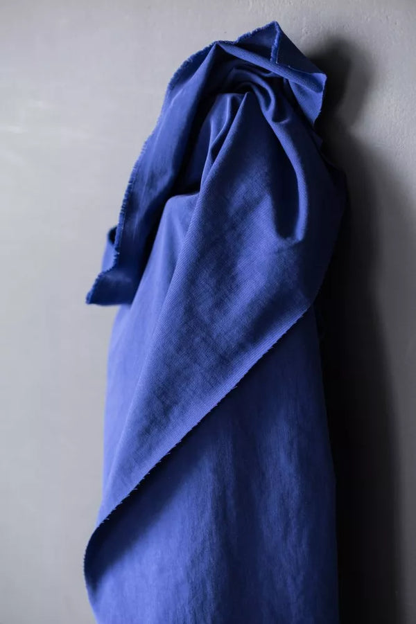 Prussian Blue - 8oz Organic Sanded Twill