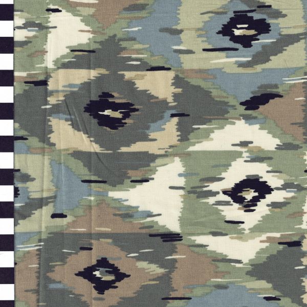 Camo Diamonds - Cotton Lawn