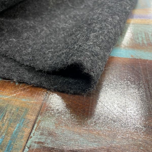 Boiled Wool - Dark Grey
