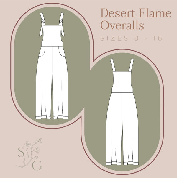 Desert Flame Overalls - Stitched for Good