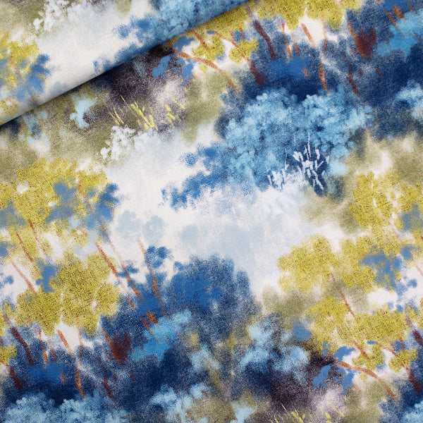 Dreamy Forest - Cotton Gaberdine Twill
