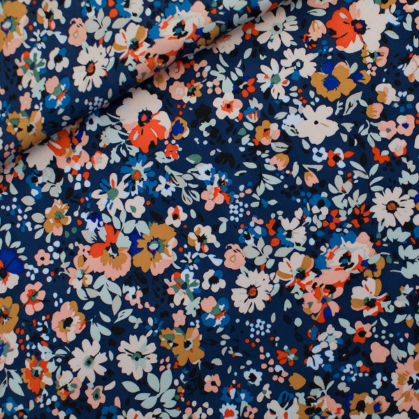 Flower Joy - Ecovero Viscose Satin