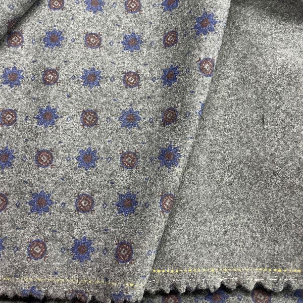 Grey and Blue Tailors Cut