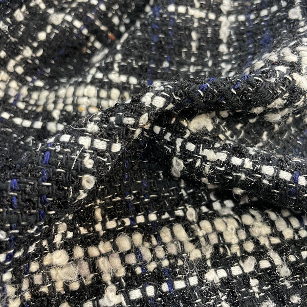 Designer Wool Blend - Black and White