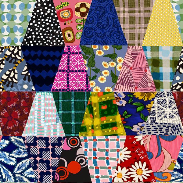 Oh Gee Patchwork - Miss Moresby Linen/Cotton