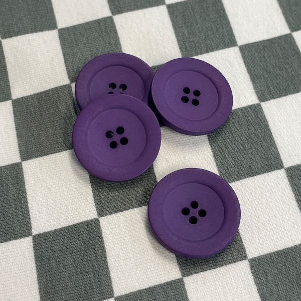 ECO Button Hemp - Purple