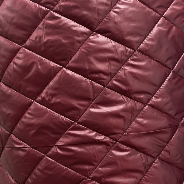 Quilted Double Face Jacketing - Burgundy