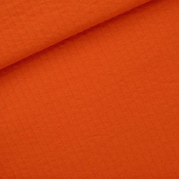 Quilted Knit - Flame Red