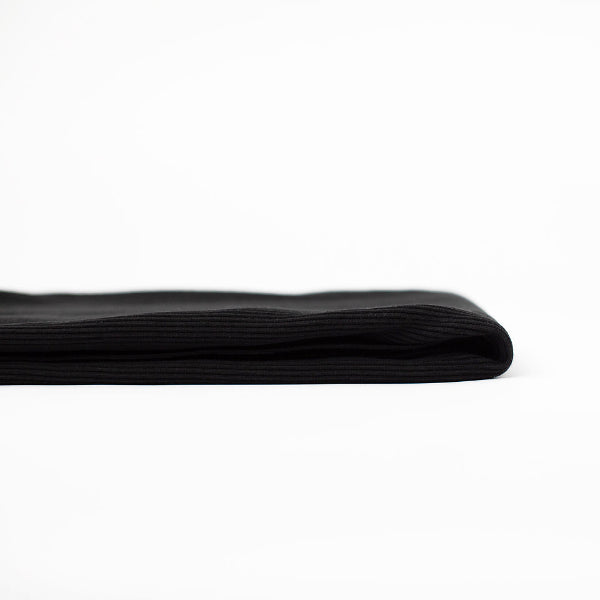 Black Heavy Cotton Ribbing