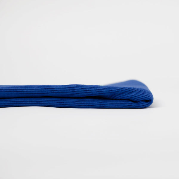 Surf The Web Blue Heavy Cotton Ribbing