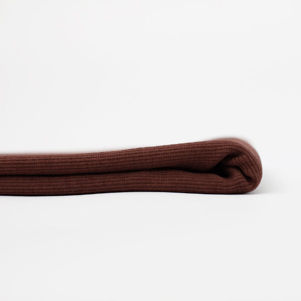 Rum Rasin Brown - Cotton Ribbing