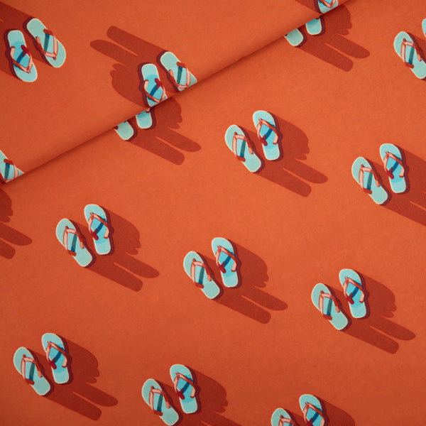 Flip Flops - Cotton French Terry