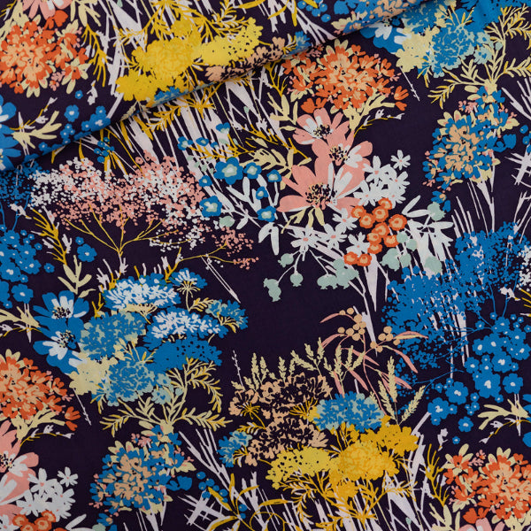 Wild Flowers - Ecovero Viscose Satin