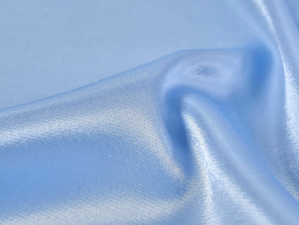 Bardot Ecovero Viscose Satin- Sky Blue