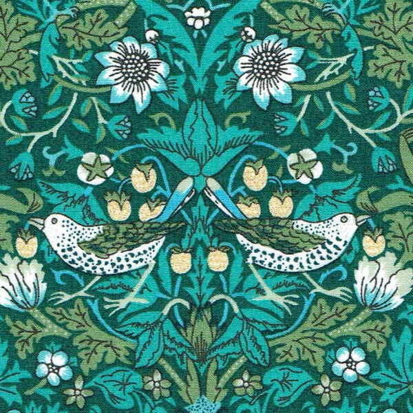 close up of Strawberry Thief T