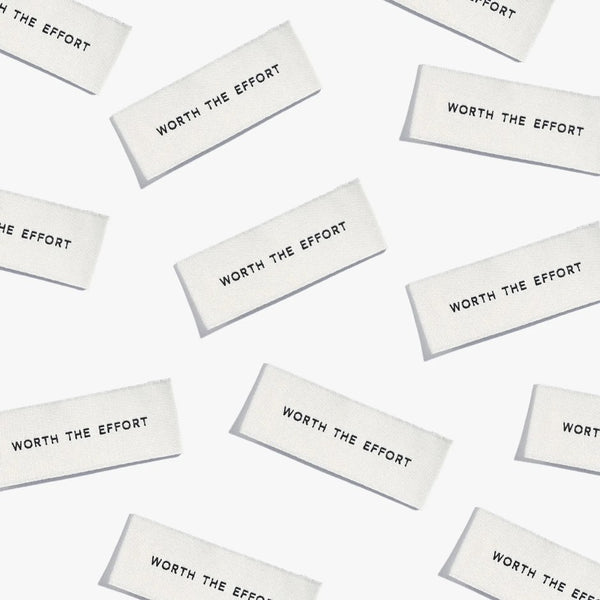 "Worth The Effort" labels by KATM