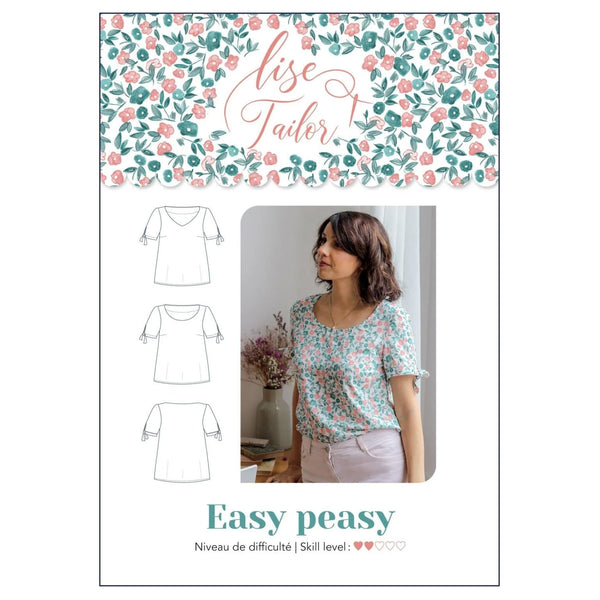 Easy Peasy Top by Lise Tailor