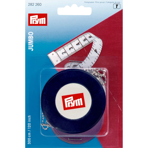 Prym Spring tape measure 300cm/120inch