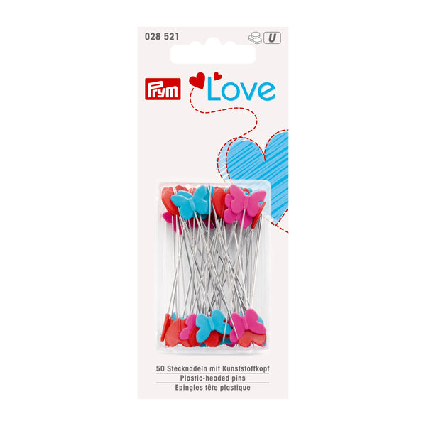 Prym Love Heart Head Pins