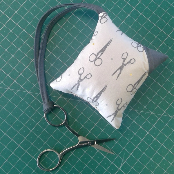 Pin Cushion with scissors