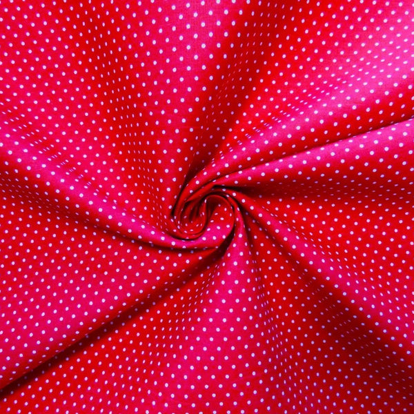 Hadley Red Spot - Cotton Poplin