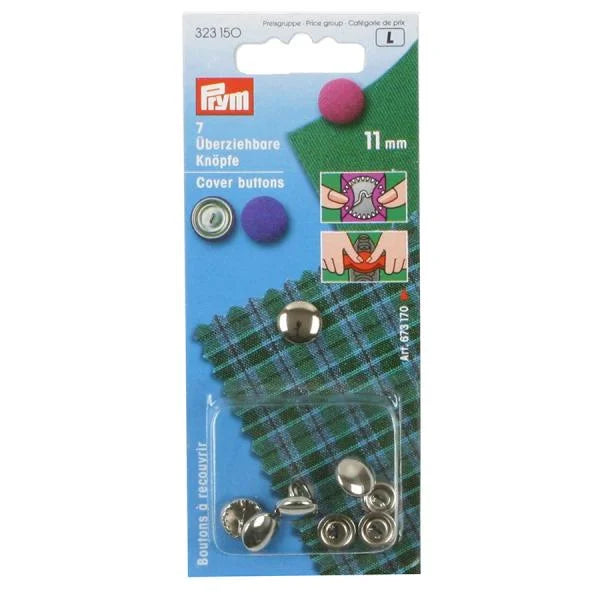 Prym Cover Buttons No Tool 11mm