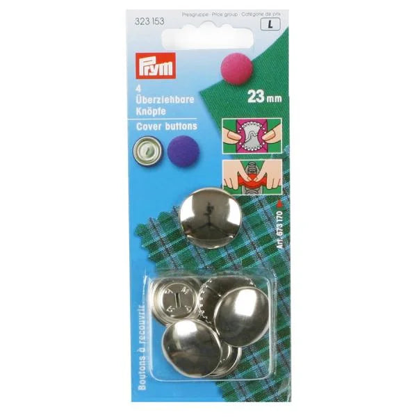 Prym Cover Buttons No Tool 23mm