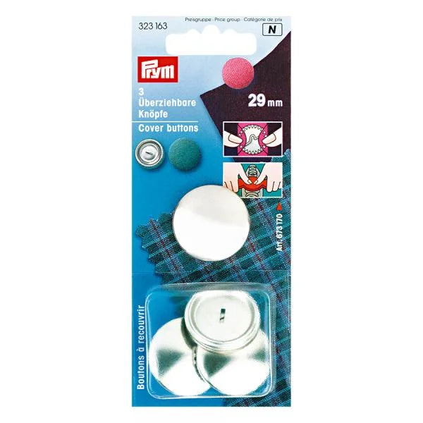 Prym Cover Buttons No Tool 29mm