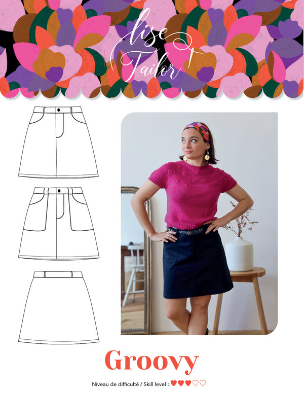 Groovy Skirt Pattern by Lise Tailor