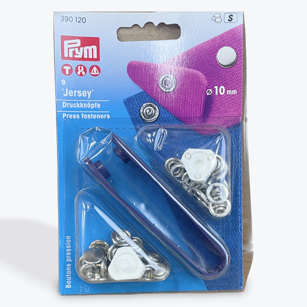 Prym Jersey Fasteners - Smooth Cap (Vario System)