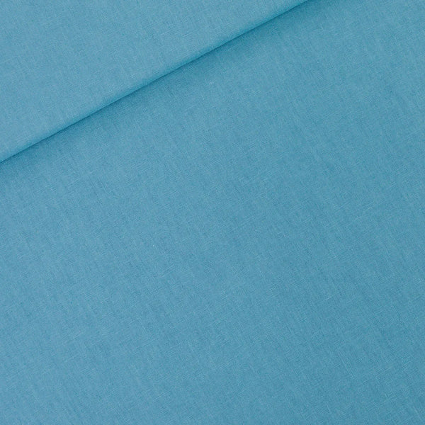 Niagara Blue Linen Viscose