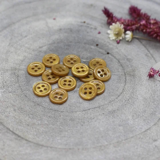 Atelier Brunette - Bliss Buttons - Ochre 9mm