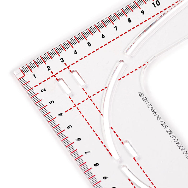 Half Transparent Ruler Prym Dressmakers Transparent Ruler – Weft And Warp