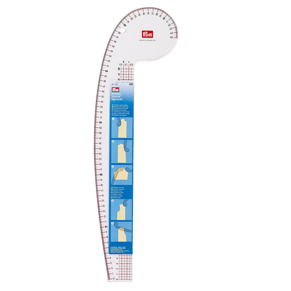 Prym (metric) French curve