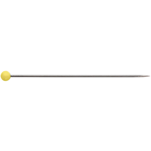 Prym Glass-headed Pin 43mm X 0.60 (yellow)