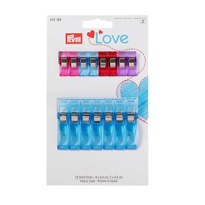 Prym Fabric Clips 2.6 & 5.5cm