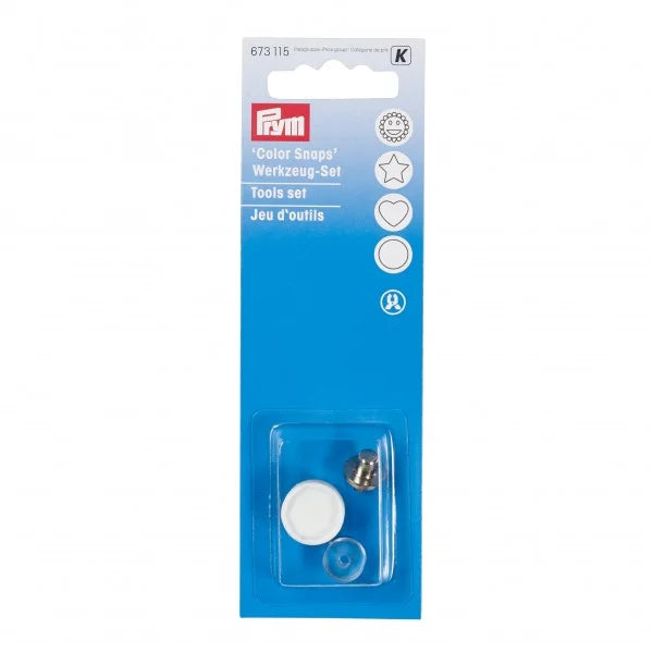 Prym Non sew Colour Snaps Tool set