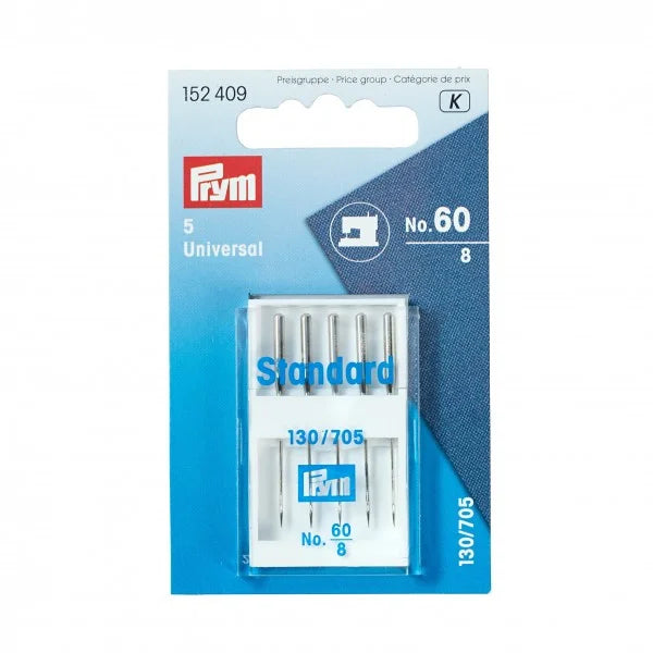 Prym universal sewing machine needles, 130/705, 60