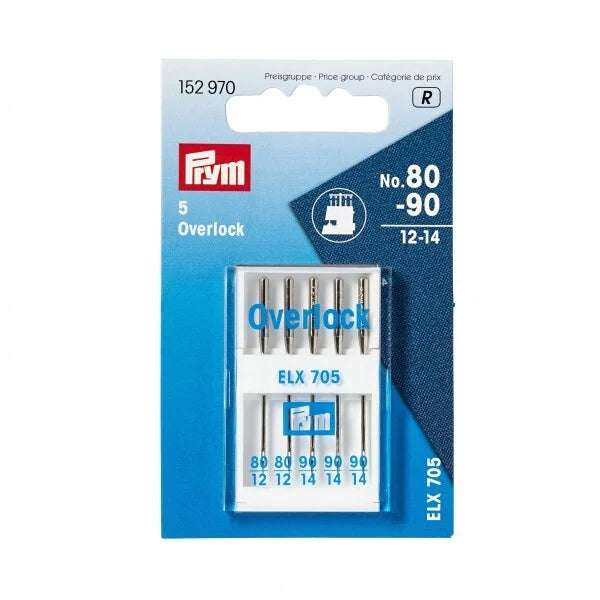 Prym Overlock sewing machine needles, 80-90